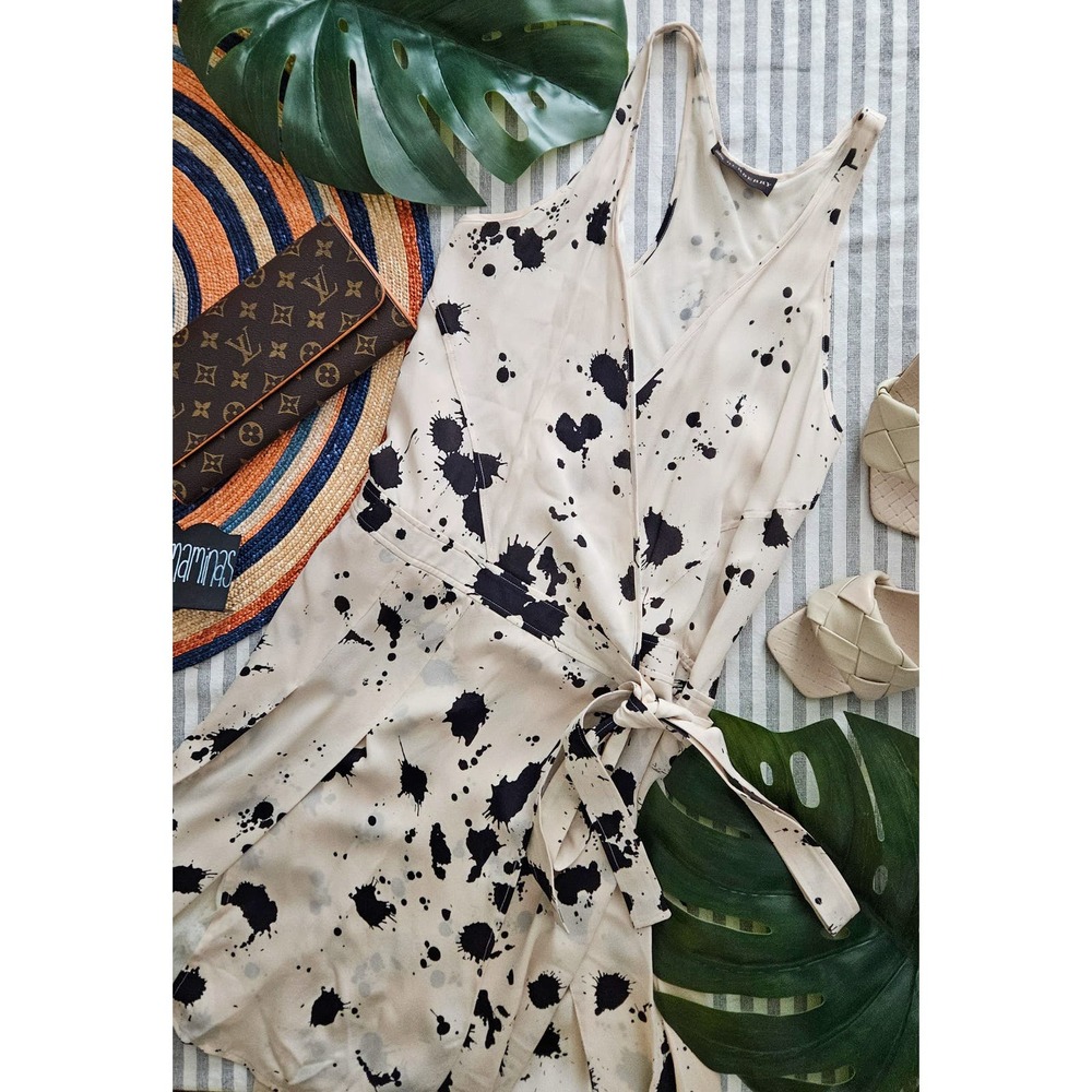 Burberry Splatter-Paint Mini Dress
